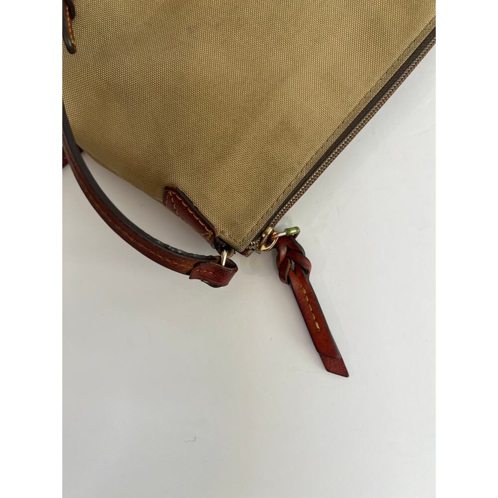 Dooney & Bourke Canvas Crossbody Pouchette Kahki - Picture 7 of 15